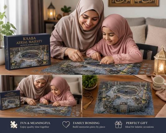 Sacred Horizon – Kaaba Aerial Majesty Jigsaw Puzzle