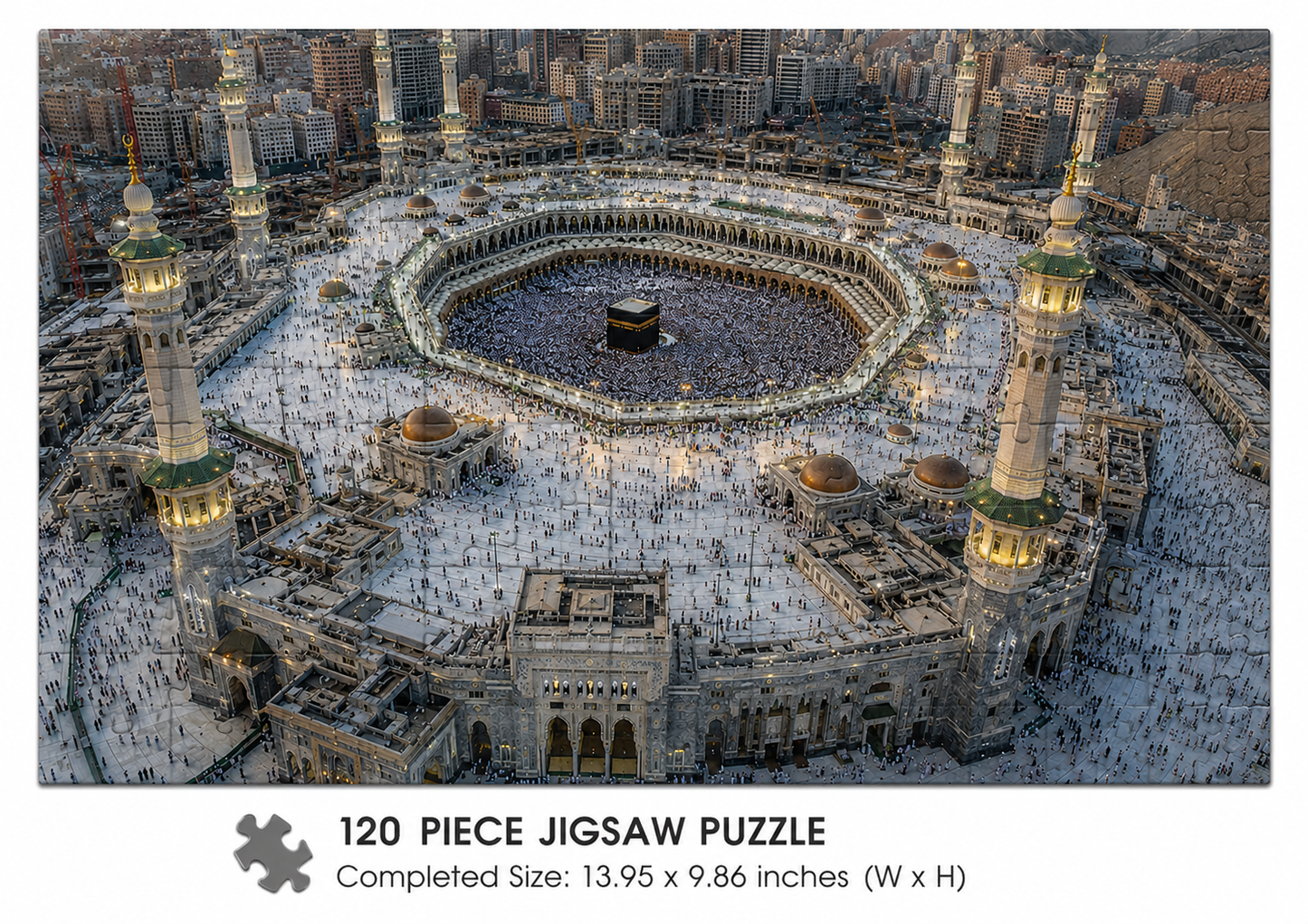 Sacred Horizon – Kaaba Aerial Majesty Jigsaw Puzzle